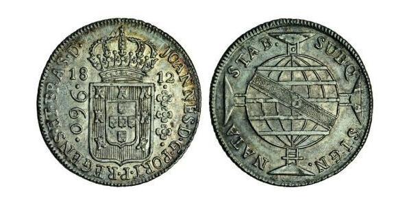 960 Reis Brazil Silver John VI of Portugal (1767-1826)