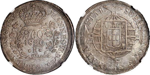 960 Reis Brazil Silver 