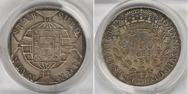 960 Reis Brazil Silver 