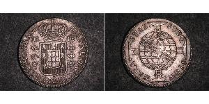 960 Reis 巴西 銀 若昂六世 (1767 - 1826)