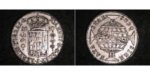 960 Рейс Бразилия Серебро Жуан VI король Португалии (1767-1826)