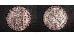 960 Рейс Бразилия Серебро Жуан VI король Португалии (1767-1826)
