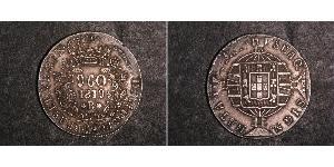 960 Рейс Бразилия Серебро Жуан VI король Португалии (1767-1826)