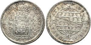 960 Рейс Бразилия Серебро Жуан VI король Португалии (1767-1826)