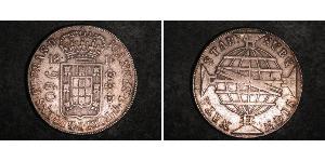 960 Рейс Бразилия Серебро Жуан VI король Португалии (1767-1826)