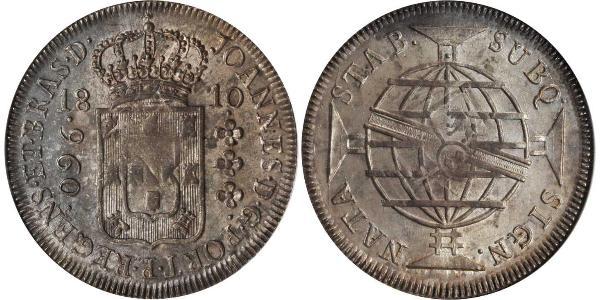 960 Рейс Бразилия Серебро Жуан VI король Португалии (1767-1826)