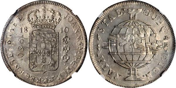 960 Рейс Бразилия Серебро Жуан VI король Португалии (1767-1826)