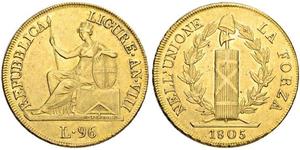 96 Lira Italian city-states 金 