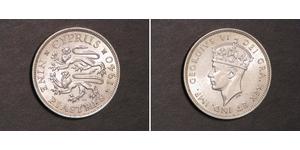 9 Piastre British Cyprus (1878 - 1960) Argent George VI (1895-1952)