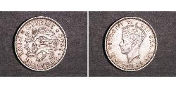 9 Piastre British Cyprus (1878 - 1960) Silber Georg VI (1895-1952)