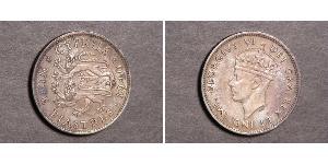 9 Piastre British Cyprus (1914–1960) Silver George VI (1895-1952)