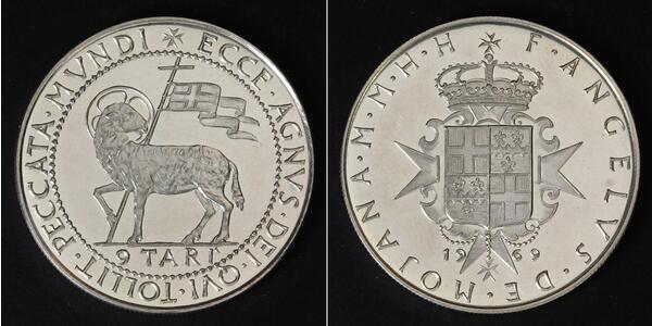 9 Tari Malteserorden (1080 - ) Silber 