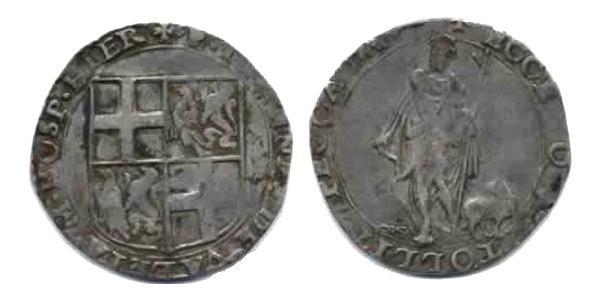 9 Tari Order of Malta (1080 - ) Silver 