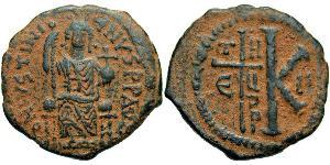 Half Follis Imperio bizantino (330-1453) Bronce Justiniano I (482-565)