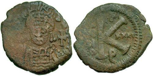 Half Follis Imperio bizantino (330-1453) Bronce Justiniano I (482-565)