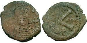 Half Follis Empire byzantin (330-1453) Bronze Justinien I (482-565)