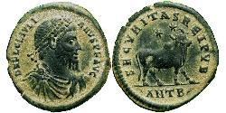  AE1 / 1 Фолліс Римська імперія (27BC-395) Бронза Юліан II  (331-363)