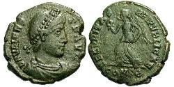  AE3 / 1 Фоллис Византийская империя (330-1453) Бронза Валент II (328-378)