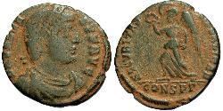  AE3 / 1 Фоллис Византийская империя (330-1453) Бронза Валент II (328-378)