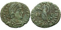  AE3 / 1 Фоллис Византийская империя (330-1453) Бронза Валент II (328-378)