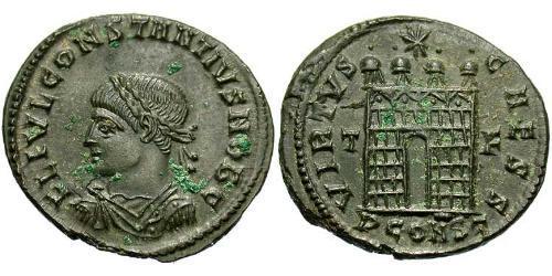  AE3 / 1 Фоллис Западная Римская империя (285-476) Бронза Констанций II (317 - 361)