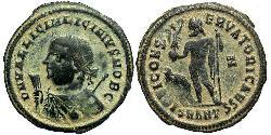  AE3 / 1 Фоллис Римская империя (27BC-395) Бронза Лициний II (315-326)