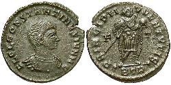  AE3 / 1 Фоллис Римская империя (27BC-395) Бронза Констанций II (317 - 361)