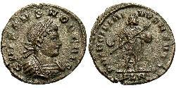  AE3 / 1 Фоллис Римская империя (27BC-395) Бронза Крисп (305 - 326)