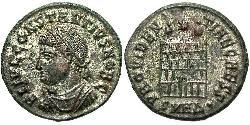  AE3 / 1 Фоллис Римская империя (27BC-395) Бронза Констанций II (317 - 361)