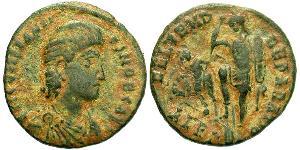  AE3 / 1 Фоллис Римская империя (27BC-395) Бронза Требониан Галл (206-253)