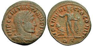  AE3 / 1 Фоллис Римская империя (27BC-395) Бронза Константин I (272 - 337)