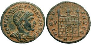  AE3 / 1 Фоллис Римская империя (27BC-395) Бронза Константин I (272 - 337)
