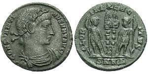  AE3 / 1 Фоллис Римская империя (27BC-395) Бронза Константин I (272 - 337)