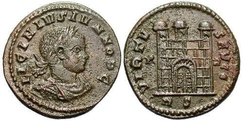  AE3 / 1 Фоллис Римская империя (27BC-395) Бронза Лициний II (315-326)