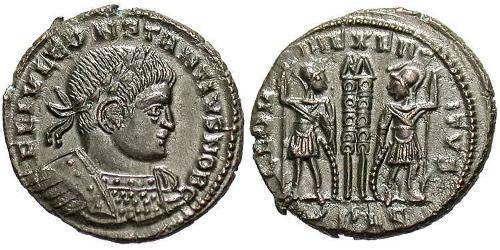  AE3 / 1 Фоллис Римская империя (27BC-395) Бронза Констанций II (317 - 361)