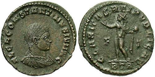  AE3 / 1 Фоллис Римская империя (27BC-395) Бронза Констанций II (317 - 361)