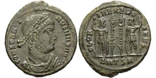  AE3 / 1 Фоллис Римская империя (27BC-395) Бронза Константин I (272 - 337)