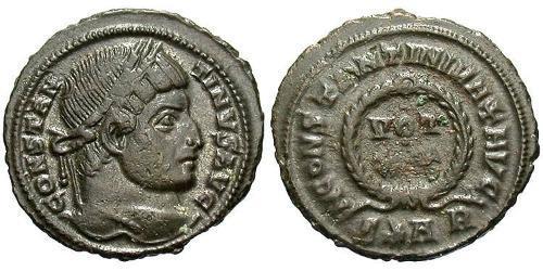  AE3 / 1 Фоллис Римская империя (27BC-395) Бронза Константин I (272 - 337)
