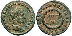  AE3 / 1 Фолліс Римська імперія (27BC-395) Бронза Констанцій II (317 - 361)