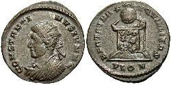  AE3 / 1 Фолліс Римська імперія (27BC-395) Бронза Констанцій II (317 - 361)