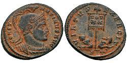  AE3 / 1 Фолліс Римська імперія (27BC-395) Бронза Костянтин I (272 - 337)