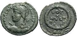  AE3 / 1 Фолліс Римська імперія (27BC-395) Бронза Юліан II  (331-363)