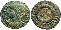  AE3 / 1 Фолліс Римська імперія (27BC-395) Бронза Констанцій II (317 - 361)