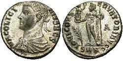  AE3 / 1 Фолліс Римська імперія (27BC-395) Бронза Ліциній II (315-326)