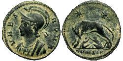  AE3 / 1 Фолліс Римська імперія (27BC-395) Бронза Костянтин I (272 - 337)