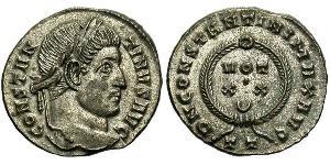  AE3 / 1 Фолліс Римська імперія (27BC-395) Бронза Костянтин I (272 - 337)