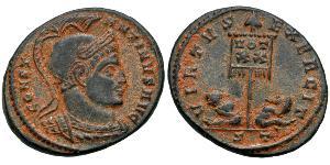  AE3 / 1 Фолліс Римська імперія (27BC-395) Бронза Костянтин I (272 - 337)