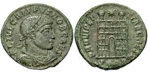  AE3 / 1 Фолліс Римська імперія (27BC-395) Бронза Крисп (305 - 326)