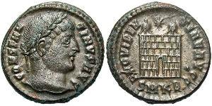  AE3 / 1 Фолліс Римська імперія (27BC-395) Бронза Костянтин I (272 - 337)