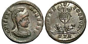  AE3 / 1 Фолліс Римська імперія (27BC-395) Бронза Крисп (305 - 326)